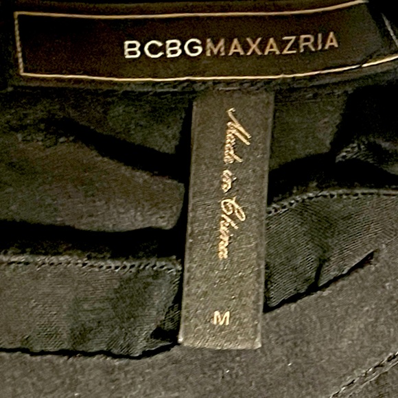 BCBGMAXAZRIA “Lyric” top in 100% black silk - size M - Picture 4 of 11
